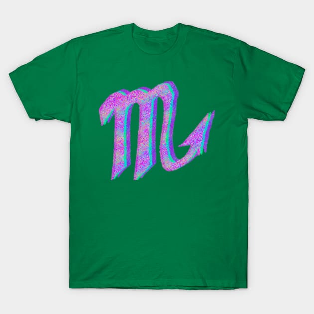 Scorpio Psychedelic T-Shirt by indusdreaming